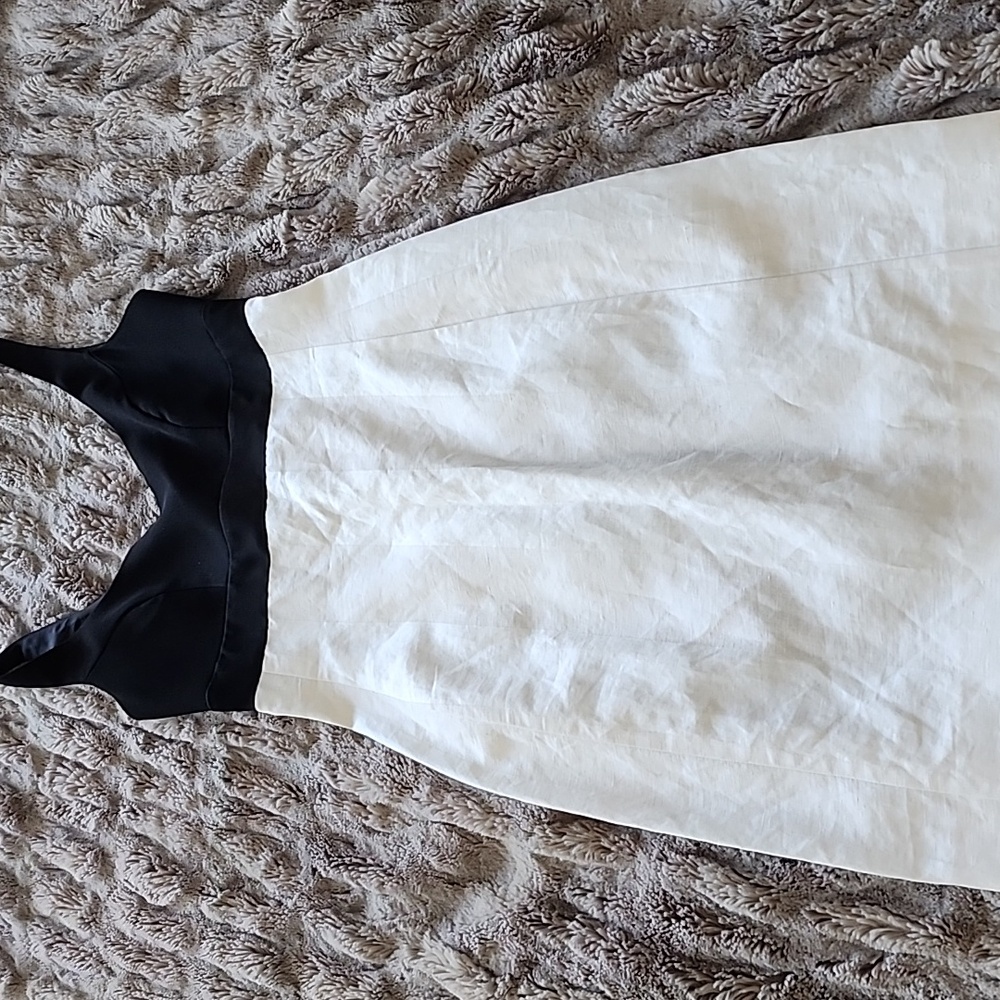 Narcisco Rodriguez Black and White Dress